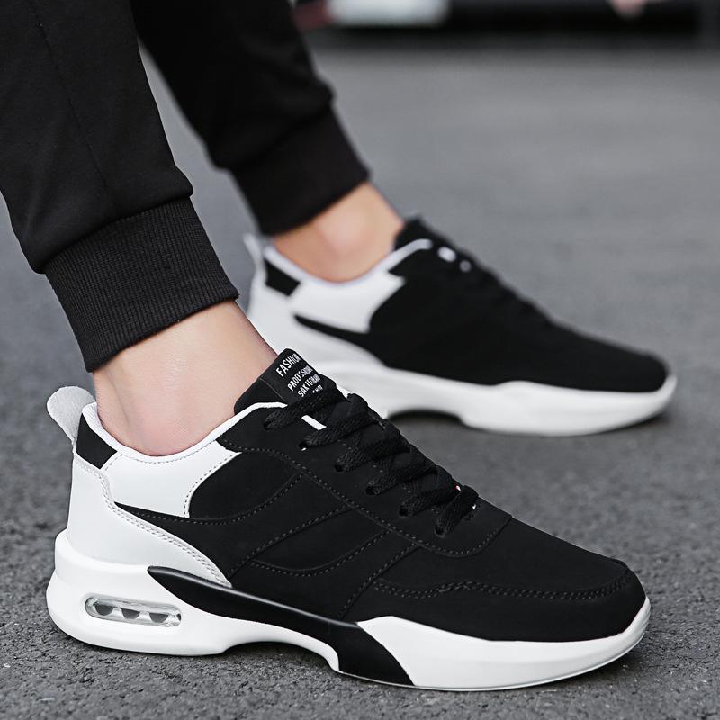 

Мужская повседневная обувь, новая удобная популярная обувь на шнуровке, мужские модные кроссовки Outddor, нескользящая дышащая обувь Zapatos de hombre 44 белый