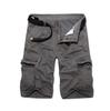 Premium Quality Men Sport Plain Cargo Shorts Military Combat Pants With Multi-pocket Design For Waist Size 29-36