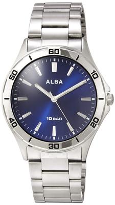 Alba Sports Watch Reinforced Waterproof for Daily Life Dome Inorganic Glass AQPK411 Silver [Seiko Watch] (10 ATM) Men's