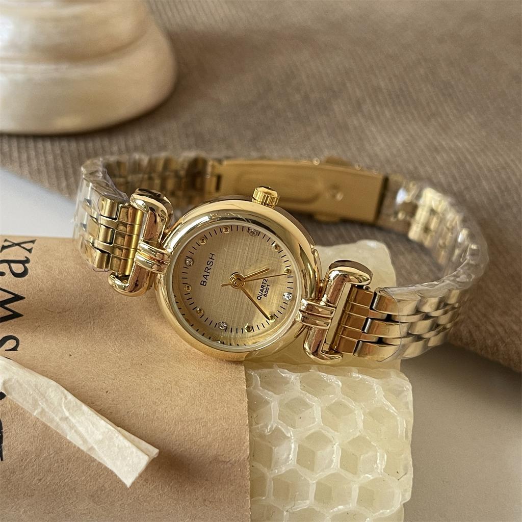 Luxury Gifts Women Watch Fashion Small Dial Gold Watches Stainless Steel Strap Quartz Wristwatches Dropshipping Clock Female