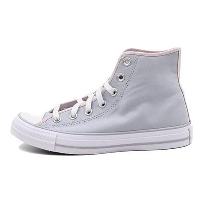 Chuck Taylor All Star Classic Comfortable Casual Durable High-Top Canvas Shoes Women Sneakers Gray Pink A00890C