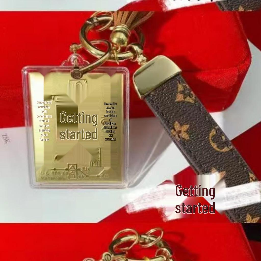 999 Pure Gold Shuibei Style Mobile Phone Pendant: Symbols of Abundance and Prosperity