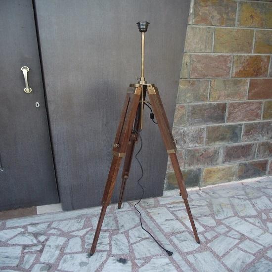 152,4 cm dřevěný stojan na stativ pro stojací lampy