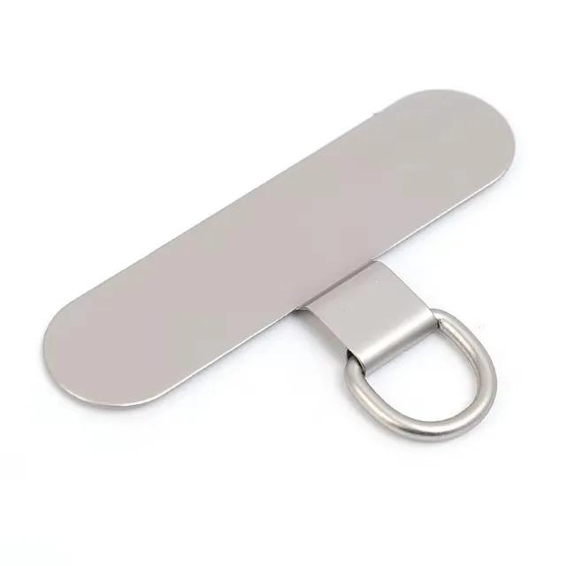 4/1PCS Universal Metal Cell Phone Tether Tab Ultra-thin Stainless Steel Replacement Phone Lanyard Straps Card Hanging Cord Tab
