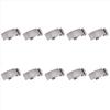 A74E-10X Men's Solid Buckle Automatic Ratchet Leather Belt Buckle