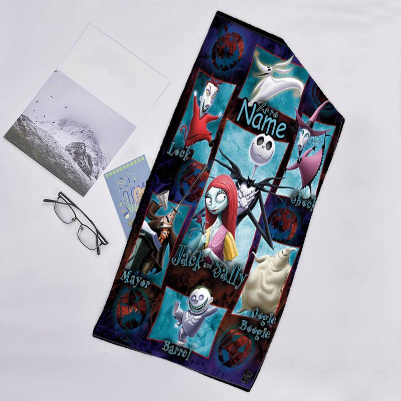 1pc Jack1 Beach Towel with Custom Name, Beach/Swimming/Bath/Picnic/Camping Towel, Suitable for Seaside Beaches