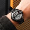 Multi Function Digital Watch 68mAh Luminous WR50M Waterproof Digital Sports Watch for Men Boys Silver