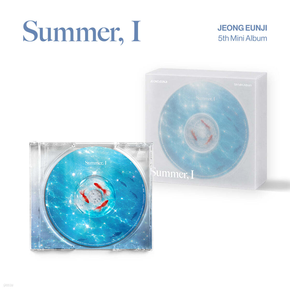Чон Ын Джи 5-й мини-альбом Summer I MD Версия Ограниченное официальное K-Pop издание 001 MD VER. LIMITED gray