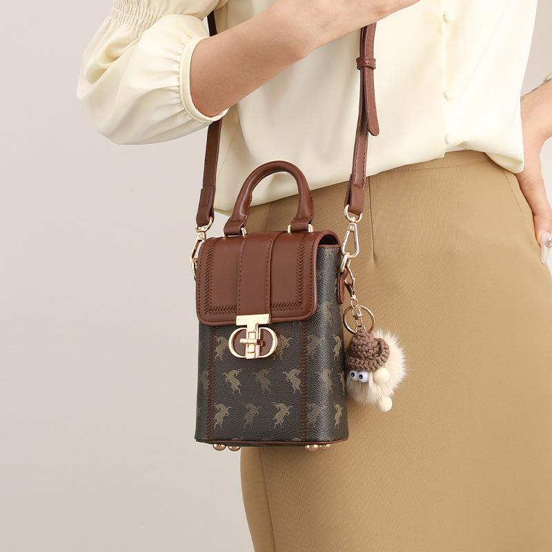 Autumn and Winter Mini Small Bags, Women's Niche Single-shoulder Small Crossbody Bags, High-end Small Crossbody Bags, Mobile Phone Cases