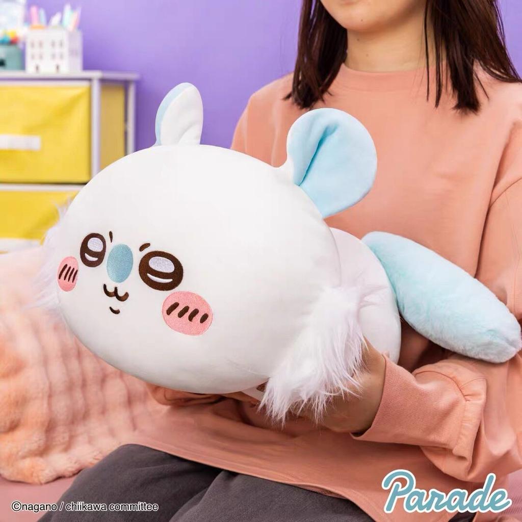 Nova Boneca de Pelúcia Chiikawa de 80cm Hachiware Usagi Chiikawa Kawaii Anime Almofada Macia Brinquedo Coelho Gato Hamster Fofo Presente para Crianças Meninas