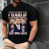 Comical Charlie Kirk RIP 19932025 Political Commemorative Retro Graphic Men and Women Summer Print Pure Cotton Tshirts