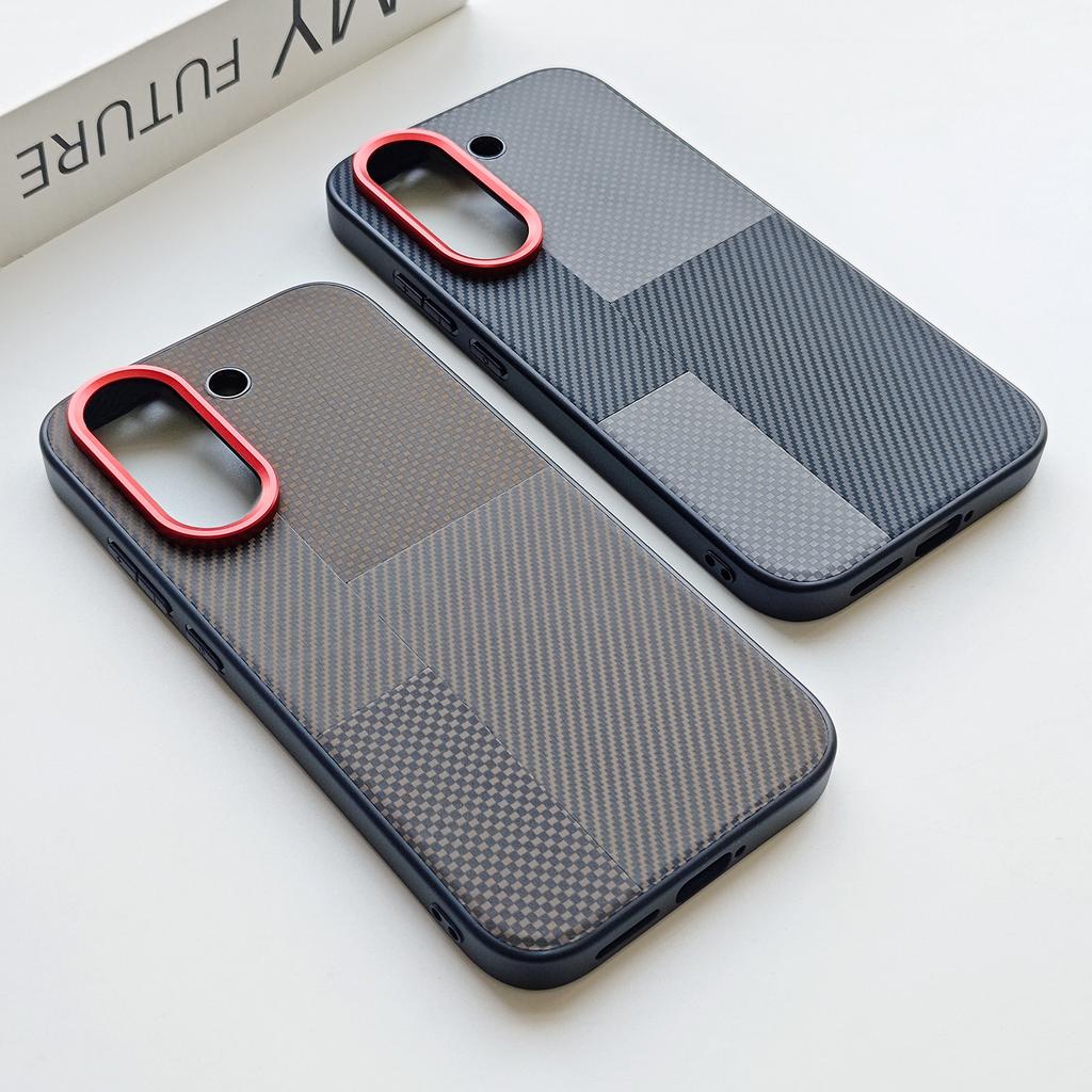 Pro POCO X8 Pro Max Redmi Turbo 5 Max Pouzdro Kevlarová Aramidová Vláknina Textura Ochrana proti otiskům Prstů Kožené Nárazuvzdorné Kryt