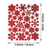 Christmas Snowflake Sticker Sands Glitter Holiday Party Decoration Gift Greeting Card Handbag DIY Winter Snowflake Sticker