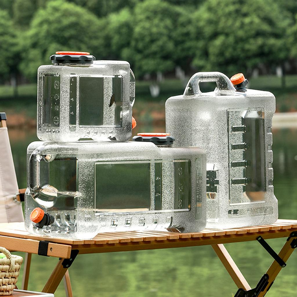 5L/8L/12L/18L/22L/25L Water Container No Leakage Water Tank Camping Water Bucket for Hiking Picnic Vehicle Outdoor Emergency