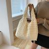 This Year Is Popular, Fashionable, Simple Temperament, Commuter Pleated Bag, Women's Shoulder Underarm Bag, Portable Bucket Bag Tide