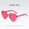 Love Heart Okulary Przeciwsłoneczne Damskie Marka Projektant Nowa Moda Śliczne Sexy Retro Cat Eye Vintage Tanie Okulary Czerwona Kobieta