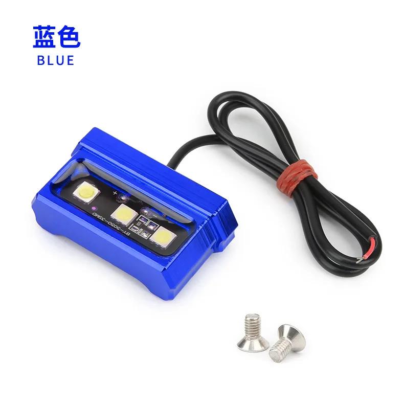 Lampă decorativă universală cu 3 LED-uri pentru iluminarea plăcuței de înmatriculare pentru motociclete pentru Honda Kawasaki Yamaha Suzuki Little Monkey, rezistentă la apă