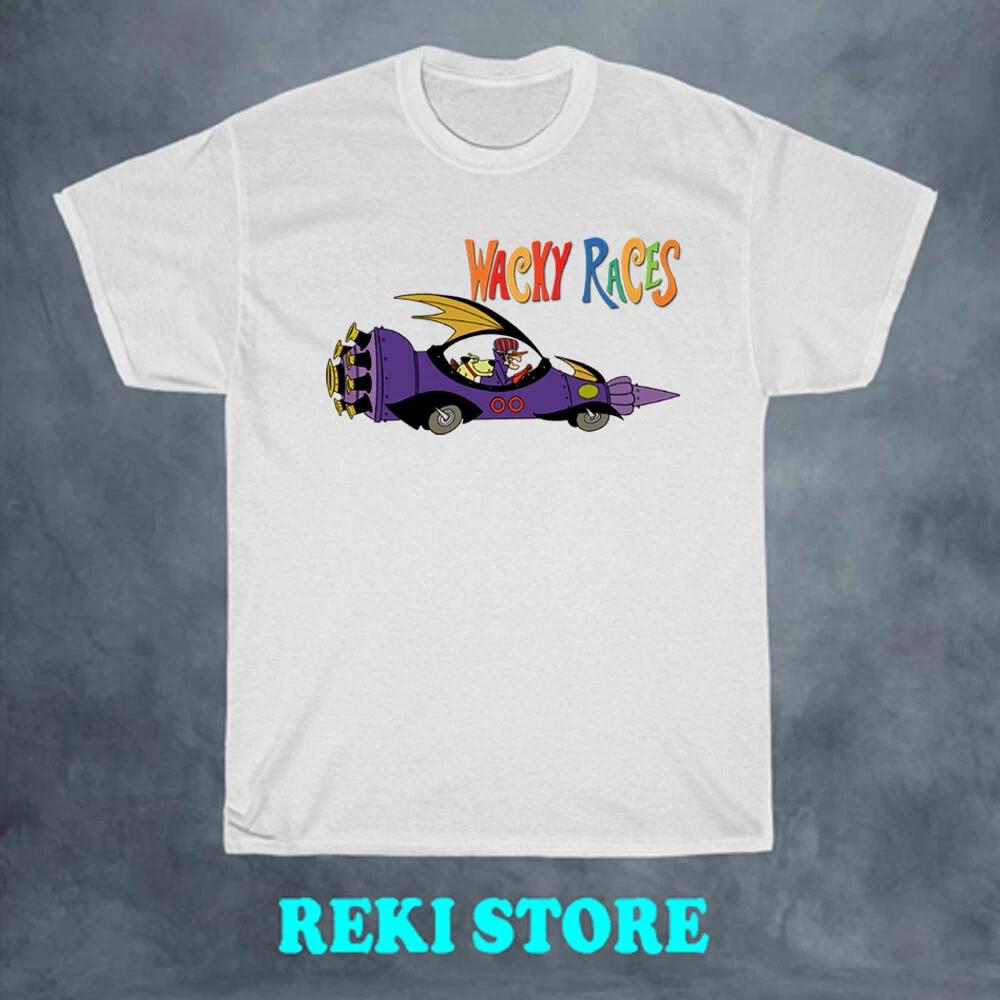 Wacky Races Cartoons Movie Men s White Size S-5XL 2XL