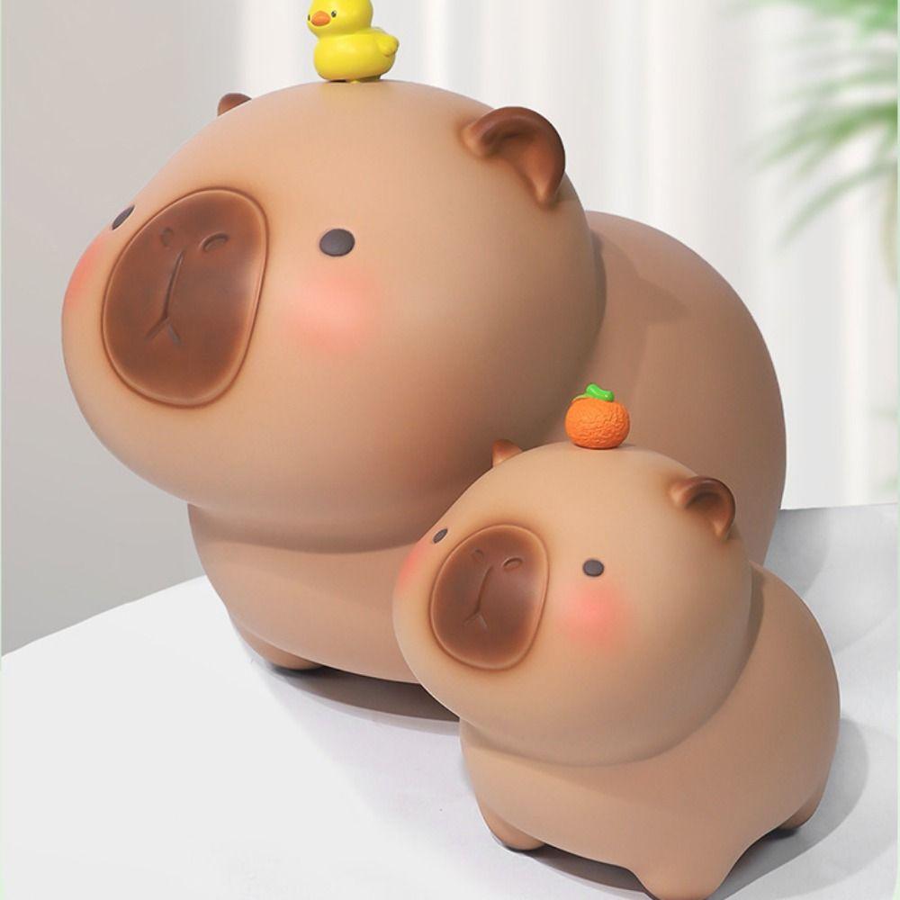 Vinyl Crayon Capybara Piggy Bank Capybara Safe Deposit Box Capybara Piggy Bank  Children/Kids
