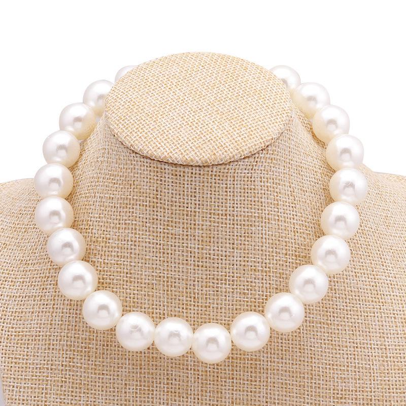 Mode Einfache Imitation Perlenkette Für Frauen Mädchen Vintage Elegantes Temperament Perlenkette Hochzeit Party Schmuck Geschenke
