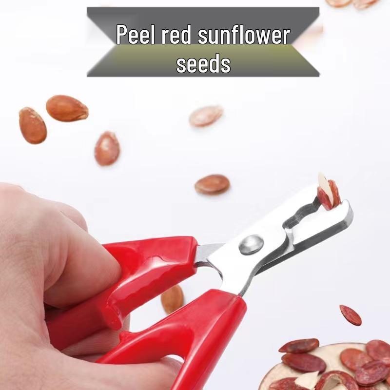 Multifunctional Nut Sheller and Seed Peeler: Shell Peanuts, Sunflower Seeds, and Crack Pine Nuts for Household Use