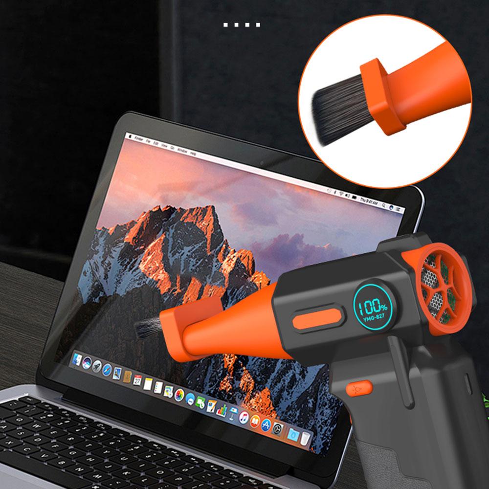 Powerful Air Blower HIGH-SPEED Brushless motor Rechargeable Cleaning Blower Tool Electric Air Duster 150000RPM Turbo Jet Fan 3 Speed Adjustable