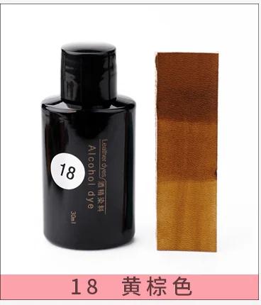 30ml/Flasche Lederalkohol-Farbstoff pflanzlich gegerbt DIY-Farbstoff Pigment verdünnbar