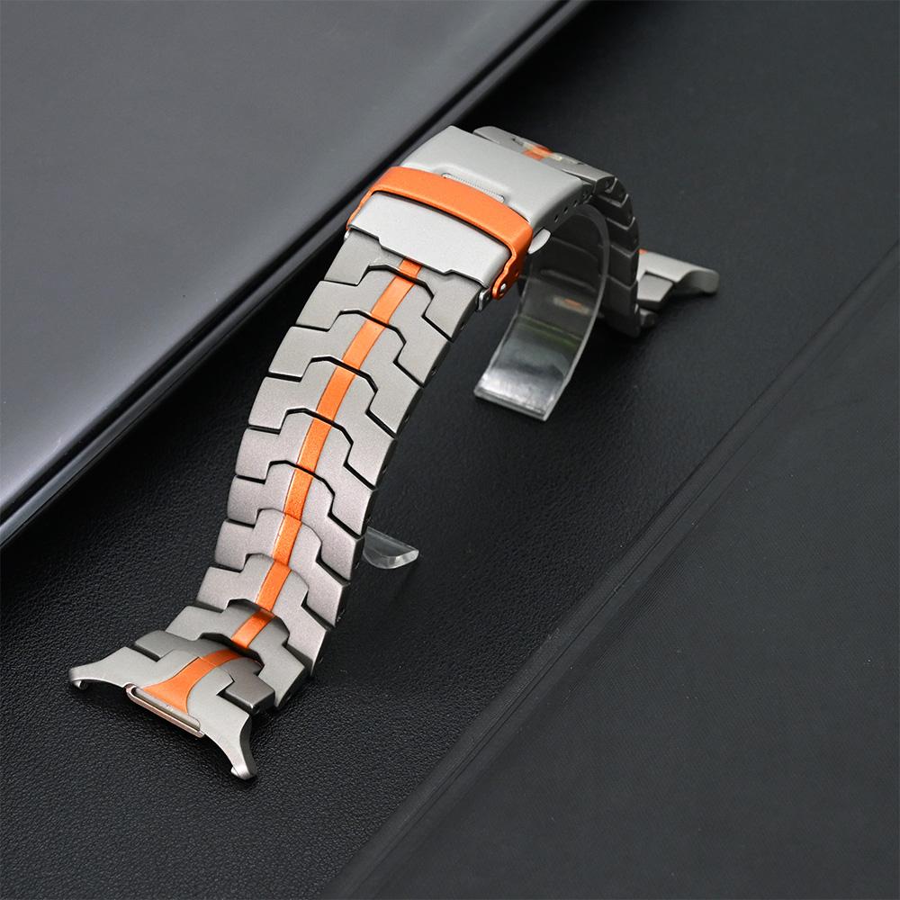 Luxury Metal Strap for Samsung Galaxy Watch Ultra 47mm No Gaps Stainless Steel Bracelet Galaxy Watch Ultra Correa Replacement