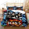 3D Printed Kiss Rock Band Bedding Set Pillowcase Duvet Cover Double Twin Full Queen King Adult Kids Bedclothes Quilt Cover