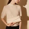 Leather Saddle Bags Women Cowhide Single Shoulder Bags Simple Underarm Bag