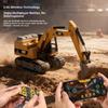 New Desktop Remote Control Engineering Car 1:64 Simulation Mini Excavator Alloy Semi-Scale Remote Control Car