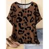 3D Printed Women's T-shirt Summer Fashion Breathable Trend Versatile Daily Wear Tops Comfortable Polyester Tees