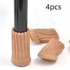 4pcs Fabric Elastic Non-Slip Noise Reduction Furniture Protectors Covers Floor Protection Pads Table Legs Socks Chair Foot Cover