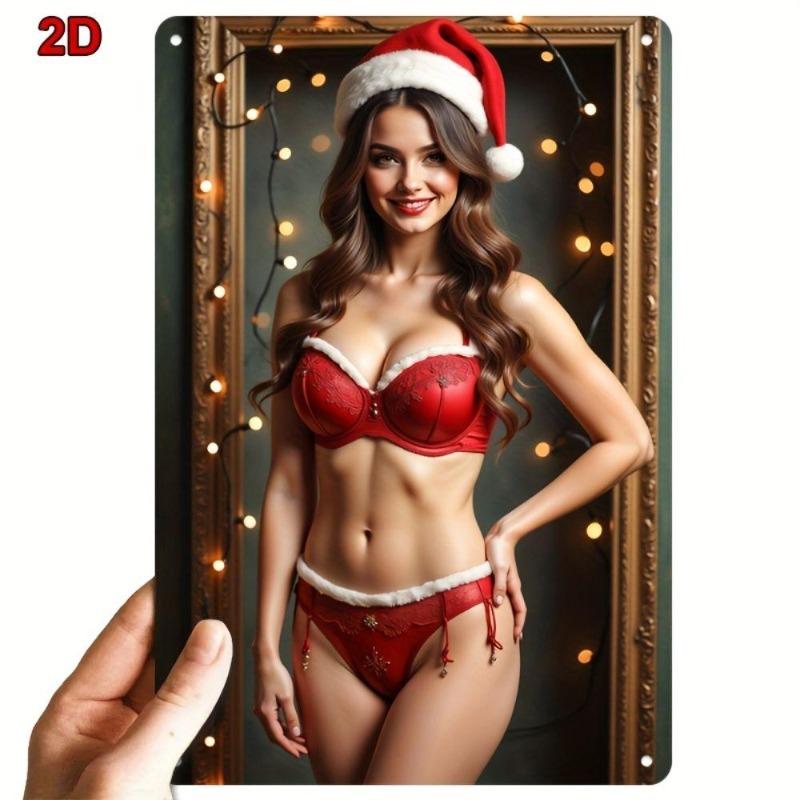 Pin-Up Girl Blechschilder, Garage Werkstatt Metalldekor 20x30cm