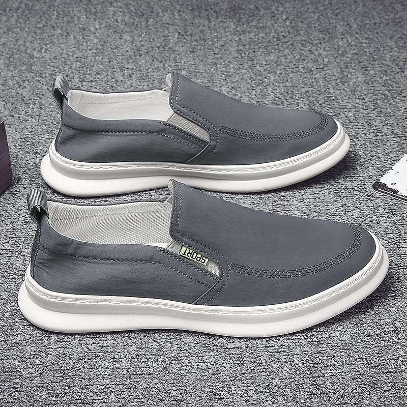 Fashion Men's Casual Shoes Breathable Loafers Slip On Canvas Shoes Comfort Walking Shoes Lightweight Lazy Driving Shoes Sneakers