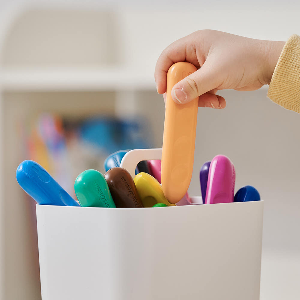 Atti Rabbit Baby Toddler Crayons 16 Colors Non Stick Easy Grip Washable Crayons