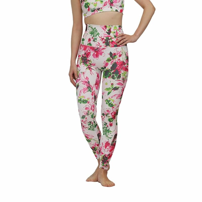

[YogaIrie] A1165 BT06 botanical party leggings 10 minute length Osloibana L