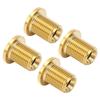4pcs Bike Chainring Screw Gold Metal CNC Processed Anti Loosening Road Bike Chainwheel Screw for