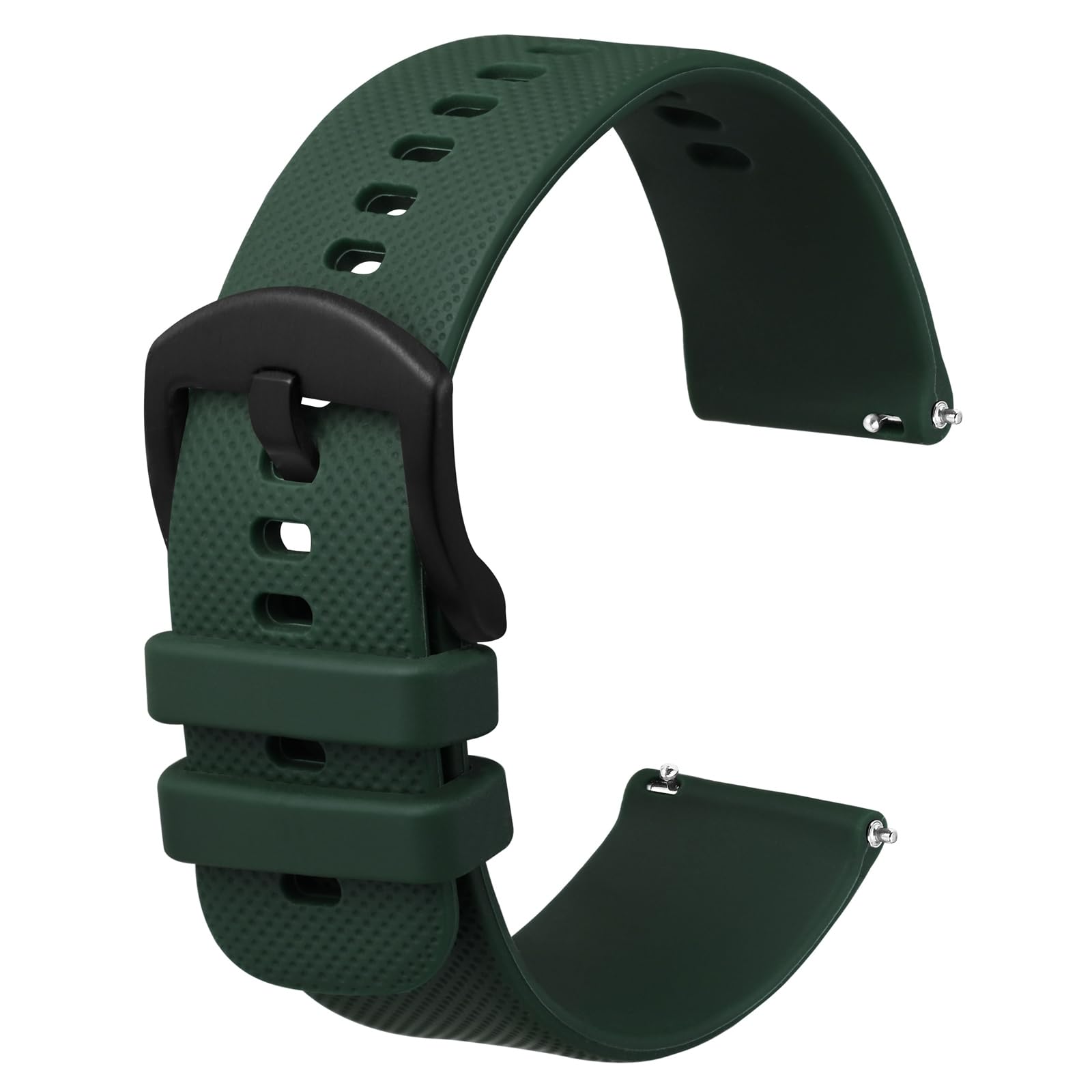 

[Anbeer] Watch Band 16mm 18mm 19mm 20mm 21mm 22mm 24mm Quick Release Rubber Strap 21mm