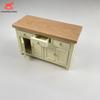 1/12 Scale Dollhouse Cabinet Living Room Miniature Birch Doll House Simulation Storage Cabinet DIY Accessories