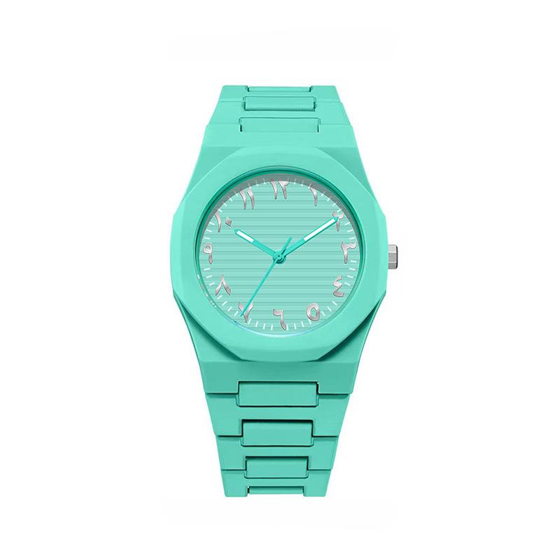 Arab Middle East Black Matte Oil Sense Plastic Men'S Watch Quartz Watch