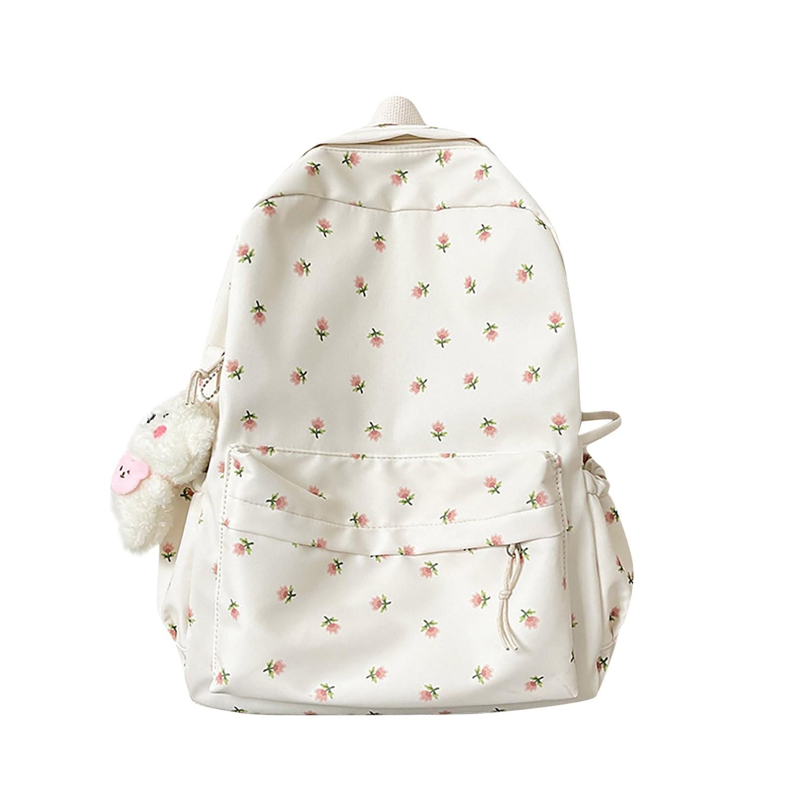 

Personalized Customized Boys And Girls Backpacks, Travel Backpacks, Printed Name Tags, Unique Commemorative Gifts One Size білий