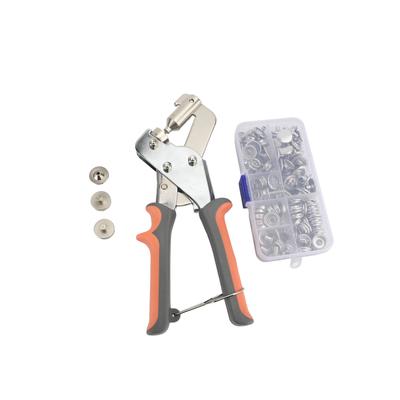 Kit de Ferramentas para Botões de Pressão Alicate para Botões de Pressão Kit de Ferramentas de Instalação para Tecido Substituição de Capas de Barco Lonas Couro