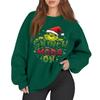 Women's Casual Fashion Long Sleeve Christmas Printed Round Neck Sweatshirt Top