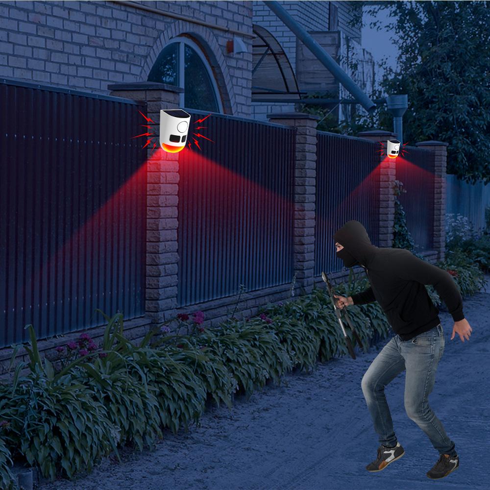 Solar-Powered Blind Spot Alarm & Ultrasonic Rodent Repeller with Infrared Sensor