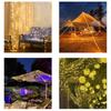 Camping String Lights Rechargeable Portable Camping Lantern Tent Tape Light String For Tent Home School College Party Yard Decor