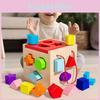 Holzform-Zuordnungs-Puzzle-Spielzeug für Kinder, pädagogisch, Spielzimmer, Lernen