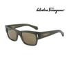 Salvatore Ferragamo Sunglasses SF2011S 320 Square Horn-rimmed UV Protection Women Men