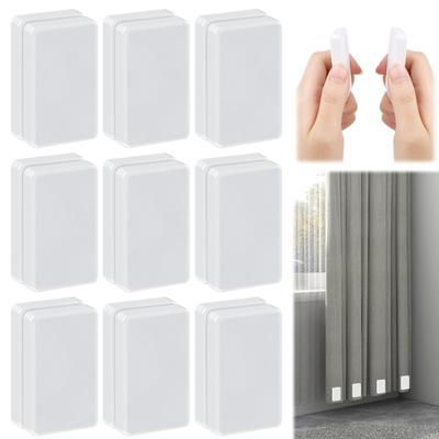 1 Pair Magnetic Curtain Weights Portable Reusable Weight Magnets Shower Curtain Weights Clip On Bottom for Flags Curtains Tablecloths