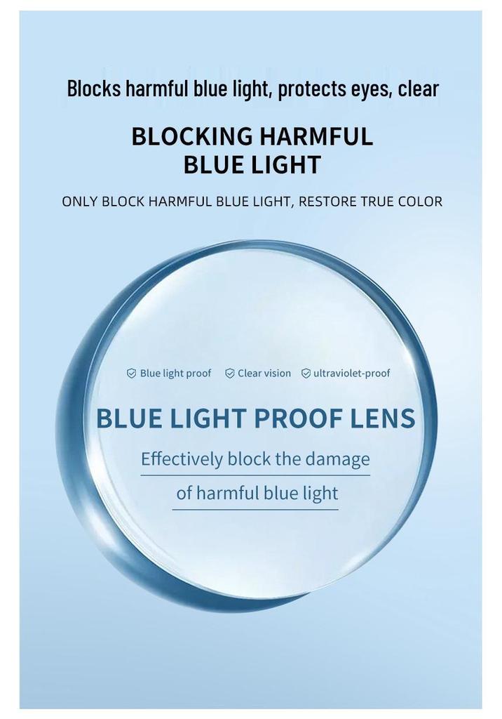 Ultra-light Rimless Anti-Blue Light HD Reading Glasses for Middle-Aged & Elderly Eye Protection
